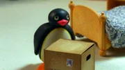Guetnachtgschichtli Pingu Staffel 6 Folge 7 Pingu – Das Paket Pingu mit dem Paket.  Copyright: SRF/Joker Inc., d.b.a., The Pygos Group