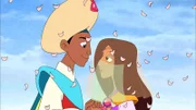 Aladin hat das Herz der schönen Prinzessin erobert.