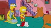 (v.l.n.r.) Marge; Lisa; Knecht Ruprecht