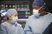 Während sich Meredith (Ellen Pompeo, l.) für ein Fachgebiet entscheiden muss, nimmt Webber (James Pickens, Jr., r.) seine 10.000 Operation vor ...
