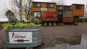 Kyle and Sadie Brooks' dream to be the owners and operators of their very own tiny house coffee shop, have been realized, as the Red Byrd coffee shop is open for business, in Leiper's Fork, Tennessee, as seen on Tiny House, Big Living.