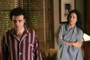 "Contenders" -- Amita (Navi Rawat) tries to help Charlie (David Krumholtz) fulfill a promise made to Larry to enter Cal Sci's poker tournament to defend Larry's title against his longtime poker nemesis, on NUMB3RS Friday, Feb. 16 (10:00-11:00 PM ET/PT) on the CBS Television Network. Photo: Robert Voets/CBS ©2006 CBS Broadcasting Inc. All Rights Reserved..