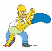 (18. Staffel) - Ein Tänzchen in Ehren, kann niemand verwehren: Homer (l.) und Marge Simpson (r.) ...