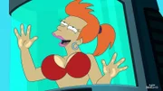 Fry steckt plötzlich in einem weiblichen Körper, was er gar nicht so schlimm findet ...