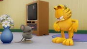 Die Hamsterratte Packy bringt Jon in große Schwierigkeiten. Jetzt ist es an Garfield und Odie Jon zu retten.