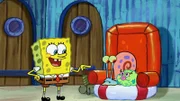 L-R: SpongeBob, Gary, Puffy Fluffy