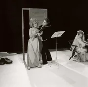 Von links: Silvia Luzzi, Umberto Troni und Ima Agustoni bei einer Konzertprobe.