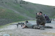 Tim Kennedy and Sergeant Joey Nicholas do a Smudding exercise, where Tim safely takes out explosives using a sniper rifle.