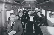 Kabine einer Junkers Ju 52 ( um 1935)  Foto: LH-Bildarchiv / Lufthansa: 1935  DLHD 3030-8-7
