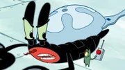 L-R: Mr. Krabs, Plankton