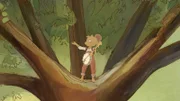 Ob der kleine Mandolinenspieler Didi das Rätsel des sprechenden Baums lösen kann?