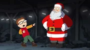 L-R: Steve, Santa Claus