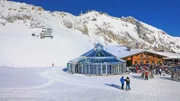 Hütte Sonn Alpin im Skigebiet auf dem Zugspitzplatt