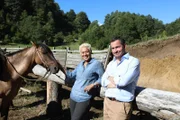 Picture shows: Monica Galetti (L) and Giles Coren (R )