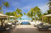 A villa pool at The Brando Hotel, French Polynesia.