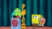 SpongeBob (m.), Gary (r.)