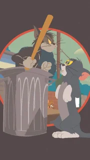 Die Zeichentrickfiguren Tom und Jerry, erdacht von William Hanna und Joseph Barbera, sind absolute Klassiker.