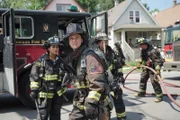 CHICAGO FIRE -- "Let It Burn" Episode 401 -- Pictured: (l-r) Monica Raymund as Gabriela Dawson, Jesse Spencer as Matthew Casey -- (Photo by: Elizabeth Morris/NBC)