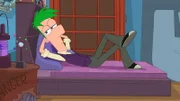 PHINEAS AND FERB - "Act Your Age" - In this special episode set ten years in the future, a teenaged Phineas must decide between two colleges while grappling with the discovery that Isabella has had a crush on him since they were kids. Ferb and the gang try to bring the two together so they can admit their true feelings for each other before Isabella leaves for school. Meanwhile, Doof faces a midlife crisis. This episode of "Phineas and Ferb" will air Monday, February 9 (8:30 PM - 9:00 PM ET/PT), on Disney XD. (Disney XD) FERB