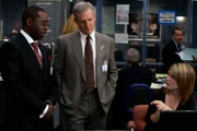 Courtney B. Vance as District Attorney Ron Carver, Jamey Sheridan as Captain James Deakins, Kathryn Erbe as Det. Alexandra Eames