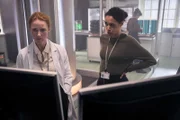 l-r: Dr Gray (Zoe Telford), Janet (Vinette Robinson)