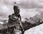 Willy Bogner 1962 bei Dreharbeiten im Himalaya.