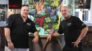 With its nautical theme and ATM inspired turtle, Wayde and Brett sure are proud of this tank.