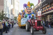 "Le Carnivale de la Mort" -- After a Petty Officer is found murdered in the midst of Mardi Gras events, the NCIS team investigates what parades and parties led to his untimely death. Also, Pride must decide what aspects of his strained relationship with his father he is willing to share with his daughter, on NCIS: NEW ORLEANS, Tuesday, Feb. 17 (9:00-10:01 PM, ET/PT) on the CBS Television Network. Photo: Skip Bolen/CBS Ã‚Â©2015 CBS Broadcasting, Inc. All Rights Reserved