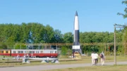 Eine V2 Rakete im Historisch Technischen Museeum Peenemünde.    +++