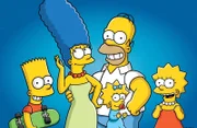 L-R: Bart, Marge, Homer, Maggie, Lisa