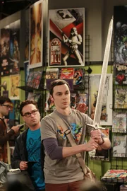 Leonard Hofstadter (Johnny Galecki, l.); Sheldon Cooper (Jim Parsons, r.)