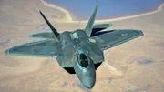 Bei Bedarf kann die F-22 Raptor mit doppelter Schallgeschwindigkeit fliegen.