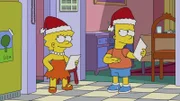 Lisa (l.); Bart (r.)