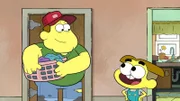 L-R: Bill Green (voiced by Bob Joles), Cricket Green (voiced by Chris Houghton)