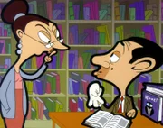 Wo Mr. Bean auftritt, stellt er nur Chaos an. Selbst in der Bibliothek schafft er es nicht, auch nur eine Minute still zu sein.