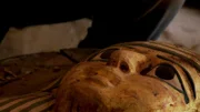 Diese Mumie ist über 2.000 Jahre alt und eine Rarität, denn die Frau hat ein goldenes Gesicht.