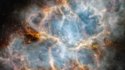 In 6.500 Lichtjahren Entfernung liegt der Krebsnebel, die Überreste eines explodierten Sterns.