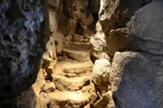 Eine spiralförmige Treppe führte in den oberen Teil der prähistorischen Rundtürme.
