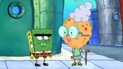 L-R: SpongeBob, Grandma SquarePants