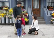 Per Zufall trifft Robin (Cobie Smulders, r.) auf Teds (Josh Radnor, l.) Kleinfamilie ...