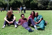 Sarah Chalke (Elliot Reid), Zach Braff (John 'J.D.' Dorian), Judy Reyes (Carla Espinosa), Donald Faison (Chris Turk).