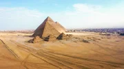 Die Pyramiden von Gizeh.