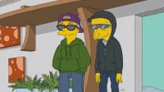 Smithers (l.); Mr. Burns (r.)