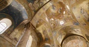 Die Goldenen Mosaike der Kirche Santa Maria dell'Ammiraglio.