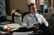 LAW & ORDER -- "Knockoff" Episode 1906 -- Pictured: Linus Roache as Michael Cutter -- NBC Photo: Nicole Rivelli