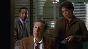 L-R  Detective Ed Green(Jesse L. Martin), Detective Lennie Briscoe( Jerry Orbach) , Lieutenant Anita Van Buren( S. Epatha Merkerson)