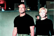 L-R: Carter (Amanda Tapping) und Teal'c (Christopher Judge)