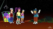 v.li.: Fry, Leela, Amy, Leo