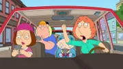 (v.l.n.r.) Meg; Chris; Stewie; Lois