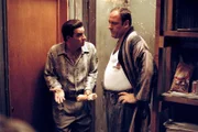 L-R: Silvio Dante (Steve Van Zandt) and Tony Soprano (James Gandolfini)